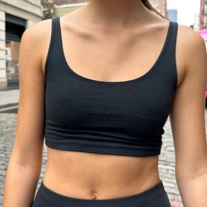 Brandy Melville Black Crop Top